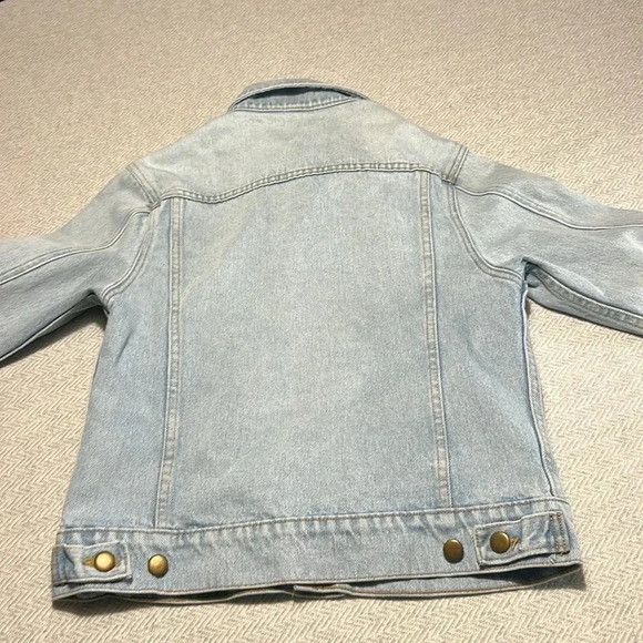 American Apparel Light Wash Jean Jacket. Light  Denim Jacket. Size XS - Picture 9 of 9
